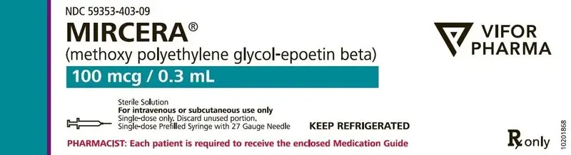 PRINCIPAL DISPLAY PANEL - 100 mcg / 0.3 mL Syringe Label