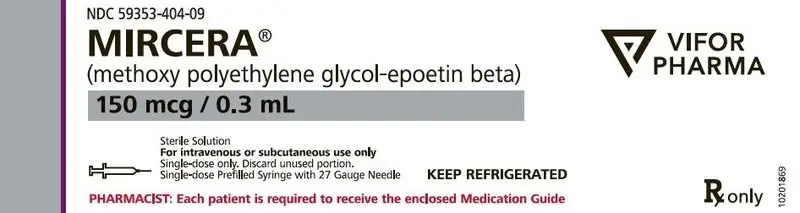 PRINCIPAL DISPLAY PANEL - 150 mcg / 0.3 mL Syringe Label