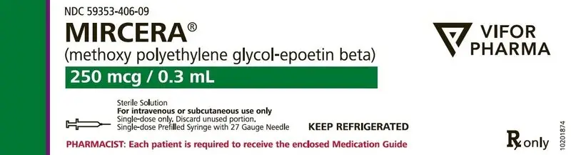 PRINCIPAL DISPLAY PANEL - 250 mcg / 0.3 mL Syringe Label