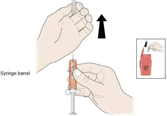 Prepare and clean your injection site.