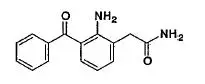 The structural formula of nepafenac