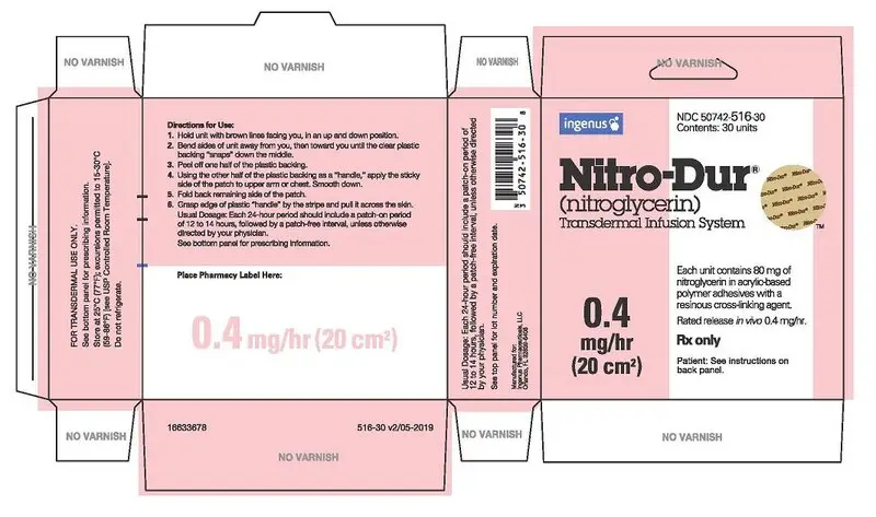 Nitro-Dur 0.4 mg/hr