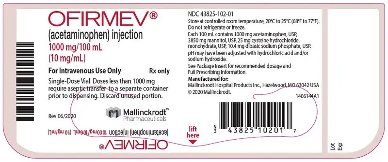 PRINCIPAL DISPLAY PANEL - 100 mL Vial Label