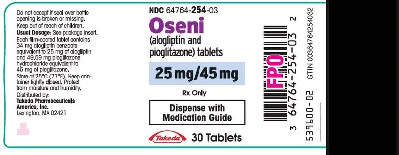 PRINCIPAL DISPLAY PANEL - 25 mg/45 mg Tablet Bottle Label