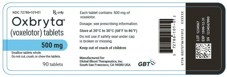 PRINCIPAL DISPLAY PANEL - 500 mg Tablet Bottle Label