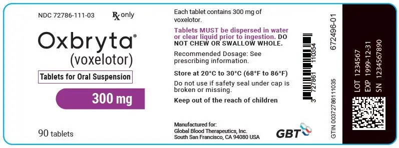 PRINCIPAL DISPLAY PANEL - 300 mg Tablet Bottle Label