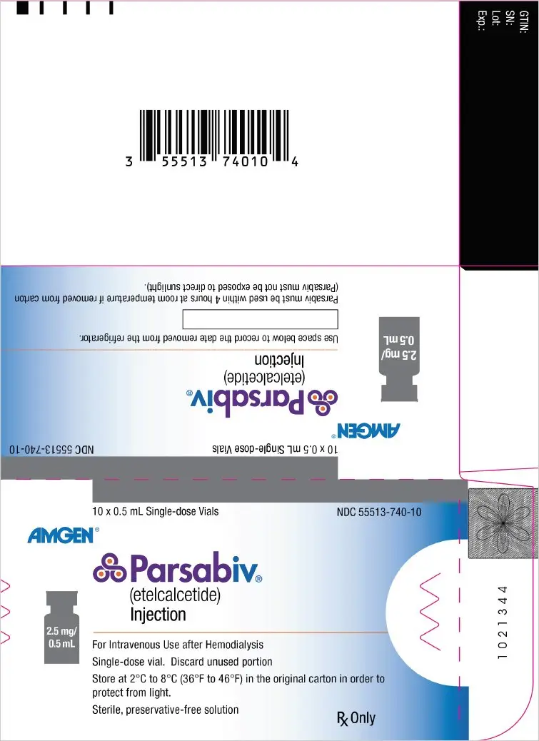 PRINCIPAL DISPLAY PANEL - 2.5 mg/0.5 mL Vial Carton