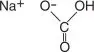 Sodium Bicarbonate Structural Formula
