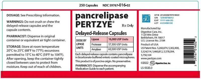 PRINCIPAL DISPLAY PANEL - 250 Capsule Bottle Label - 59767-016