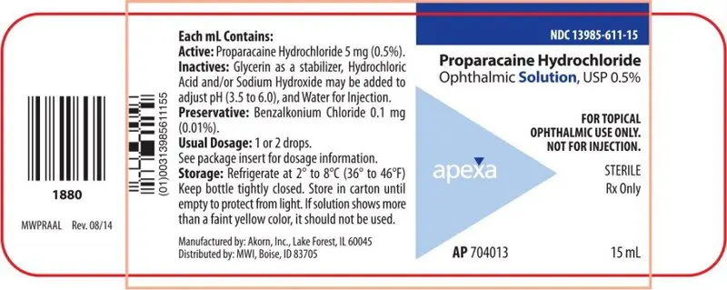 Principal Display Panel Text for Container Label
