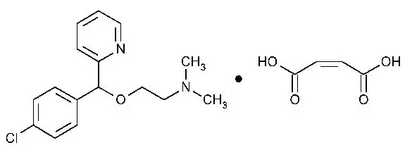 carbinoxamine maleate chemical structure