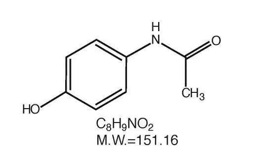 Acetaminophen - Chemical Structure