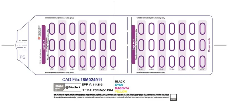 75 mg Weeks 1 and 2 Back Card