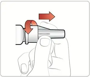 Figure T - 120mcg unscrew cap