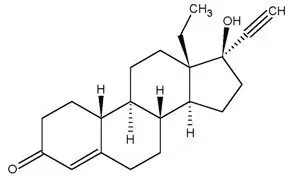 Levonorgestrel structural formula