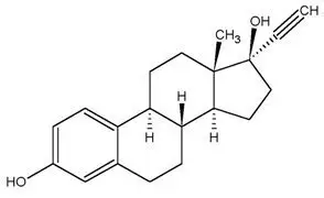 Ethinyl Estradiol structural formula