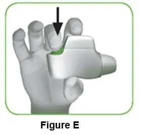 illustration of proper nasal dosing