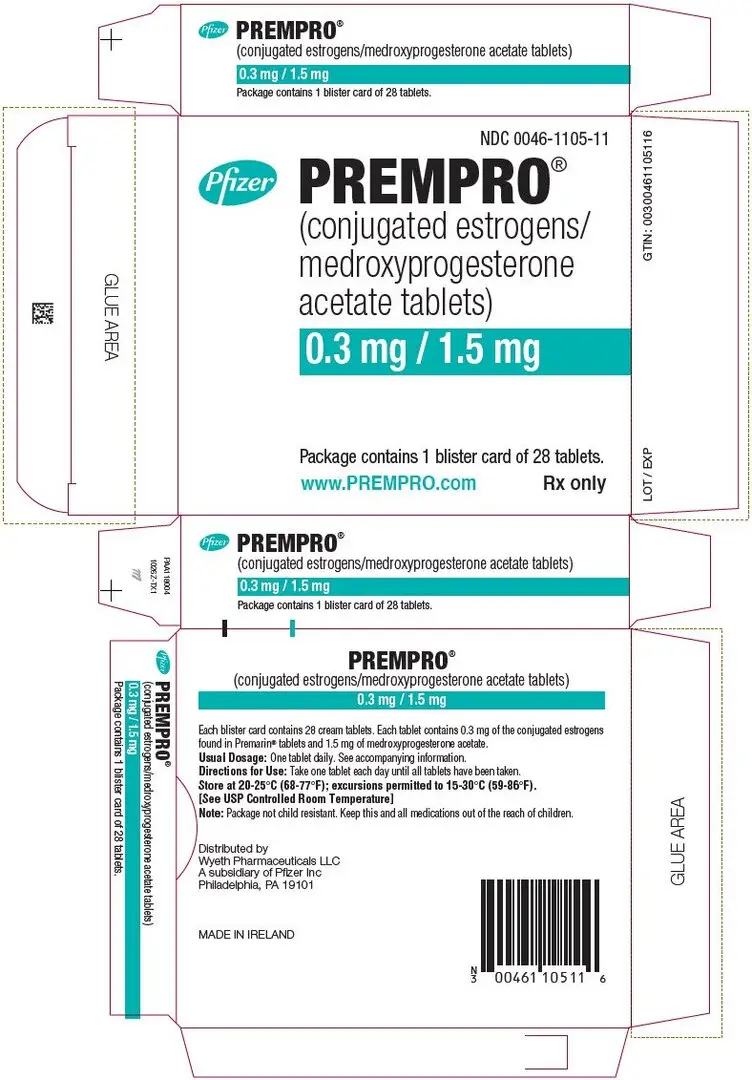 Principal Display Panel - 0.3 mg / 1.5 mg Blister Card Carton