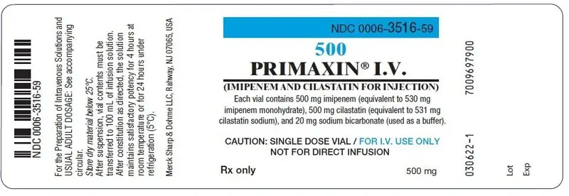 PRINCIPAL DISPLAY PANEL 500 mg Bottle Label