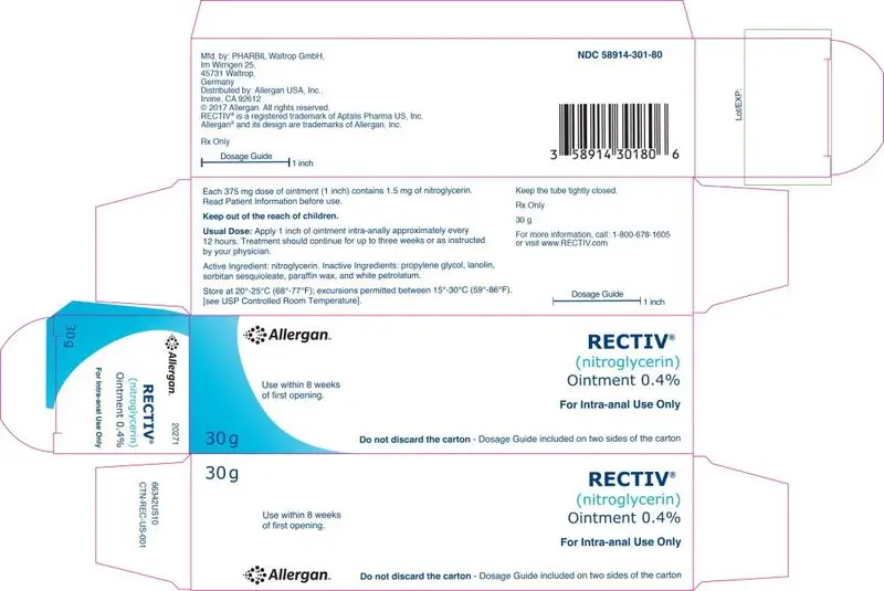 Principal Display Panel - Rectiv Carton Label