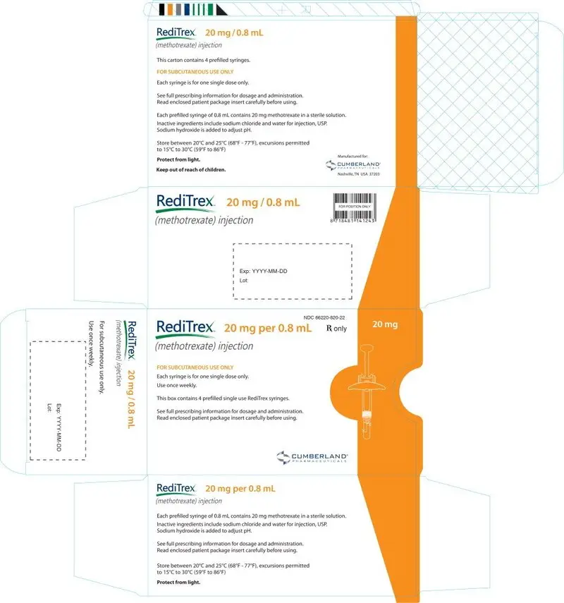 Principal Display Panel – 20 mg/0.8 mL Case Label
