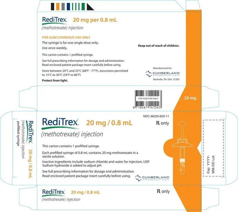 Principal Display Panel – 20 mg/0.8 mL Carton Label
