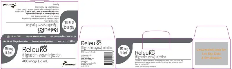 480 mcg vial carton of ten