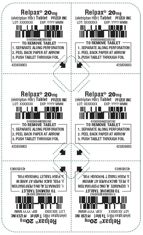 PRINCIPAL DISPLAY PANEL - 20 mg Tablet Blister Pack