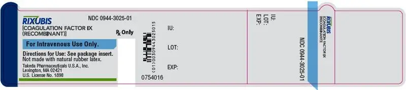 PRINCIPAL DISPLAY PANEL - 5 mL Vial Label - NDC 0944-3025-01