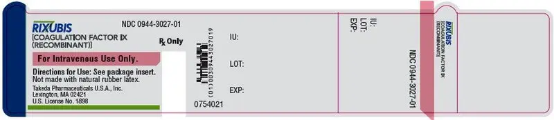 PRINCIPAL DISPLAY PANEL - 5 mL Vial Label - NDC 0944-3027-01