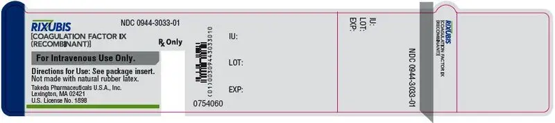 PRINCIPAL DISPLAY PANEL - 5 mL Vial Label - NDC 0944-3033-01