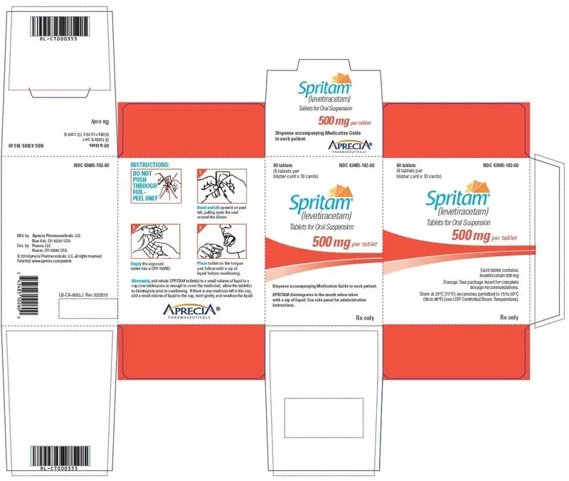 500 mg Carton Label