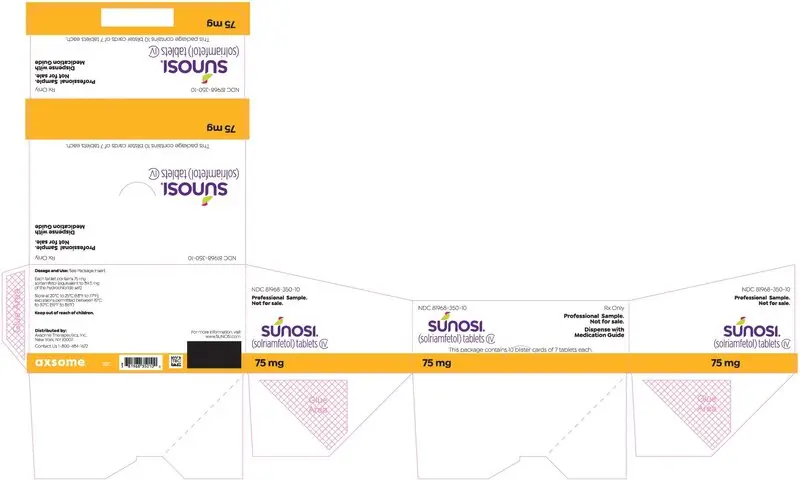 81968-350-10 - 75mg Physician Sample Label (Carton)