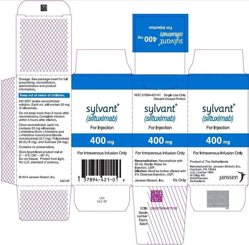 PRINCIPAL DISPLAY PANEL - 400 mg Vial Carton