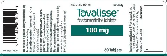 PRINCIPAL DISPLAY PANEL - 100 mg Tablet Bottle Label