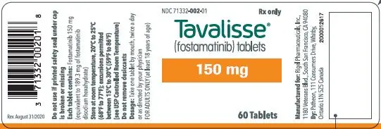 PRINCIPAL DISPLAY PANEL - 150 mg Tablet Bottle Label