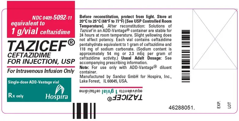 PRINCIPAL DISPLAY PANEL - 1 g Vial Label