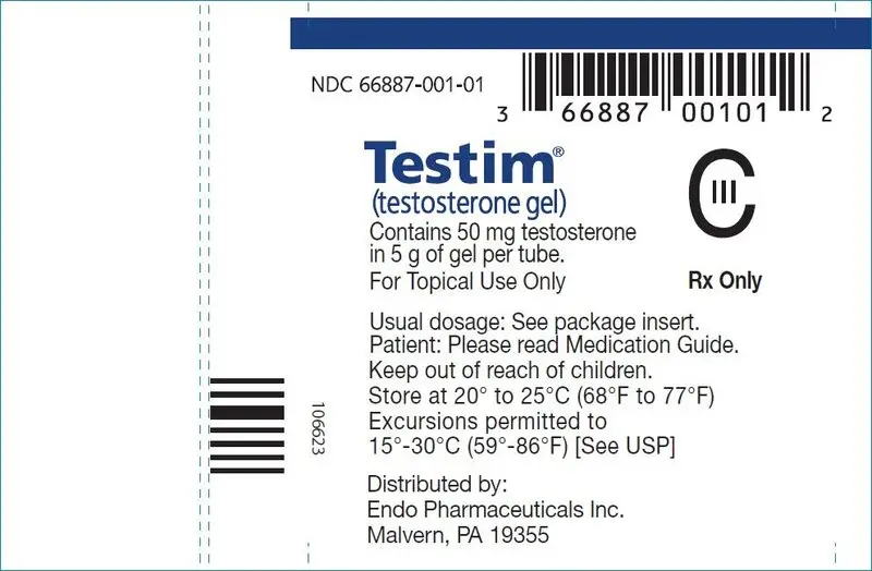 Package Label - Principal Display Panel – 5 g Tube Label