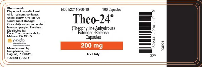 PRINCIPAL DISPLAY PANEL - 200 mg Bottle Label