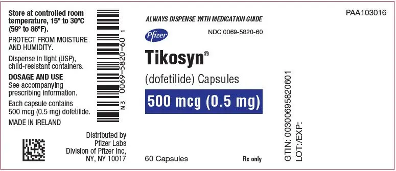 PRINCIPAL DISPLAY PANEL - 0.5 mg Capsule Bottle Label