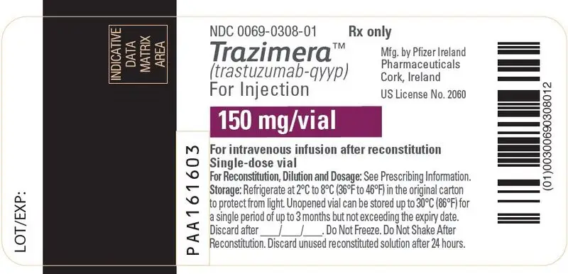 PRINCIPAL DISPLAY PANEL - 150 mg Vial Label