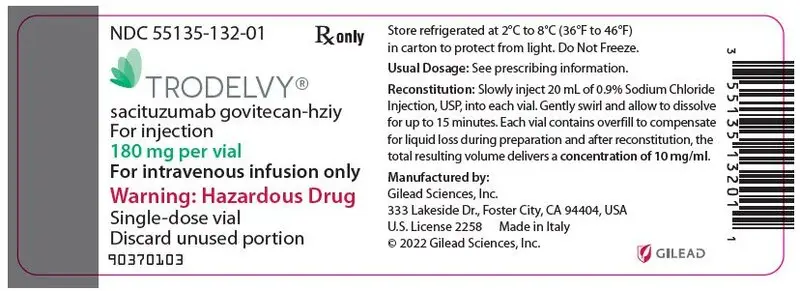 PRINCIPAL DISPLAY PANEL - 180 mg Vial Label