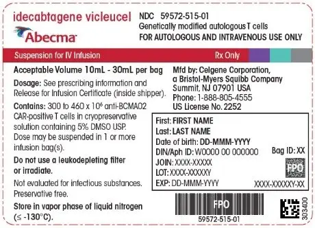 PRINCIPAL DISPLAY PANEL - 30 mL Bag Label