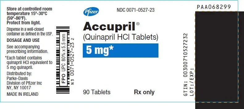 PRINCIPAL DISPLAY PANEL - 5 mg Tablet Bottle Label