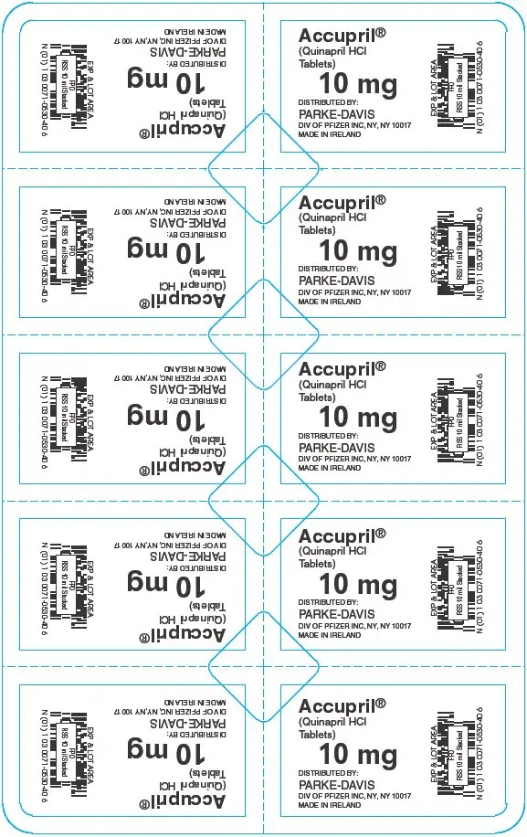 PRINCIPAL DISPLAY PANEL - 10 mg Blister Pack