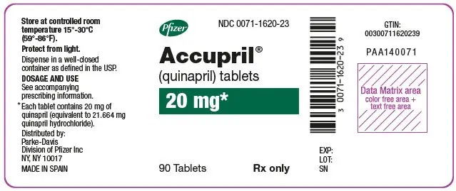 PRINCIPAL DISPLAY PANEL - 20 mg Tablet Bottle Label