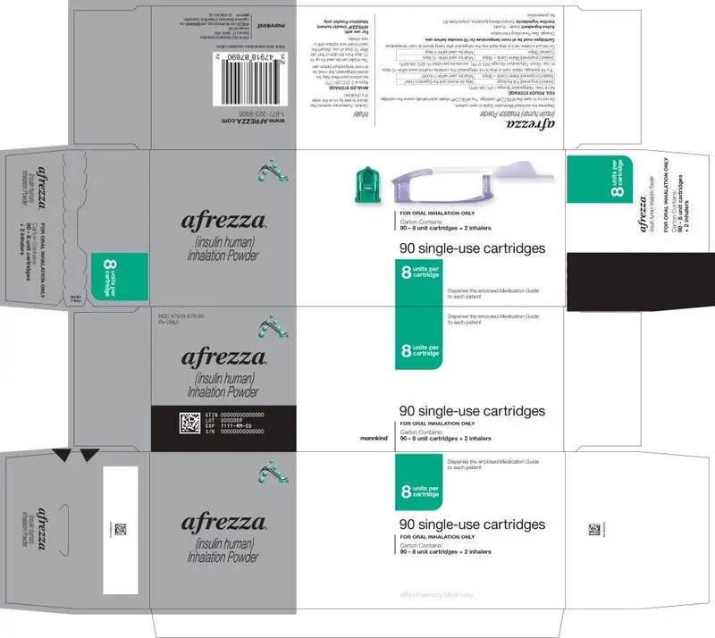 Principal Display Panel 90 – 8 unit cartridges and 2 inhalers
