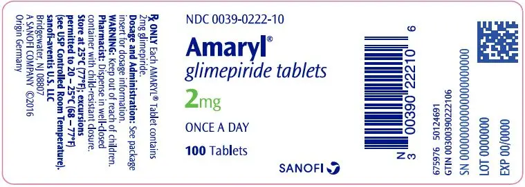 PRINCIPAL DISPLAY PANEL - 2 mg Tablet Bottle Label