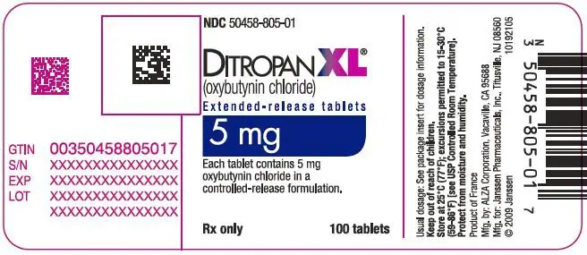 PRINCIPAL DISPLAY PANEL - 5 mg Tablet Bottle Label