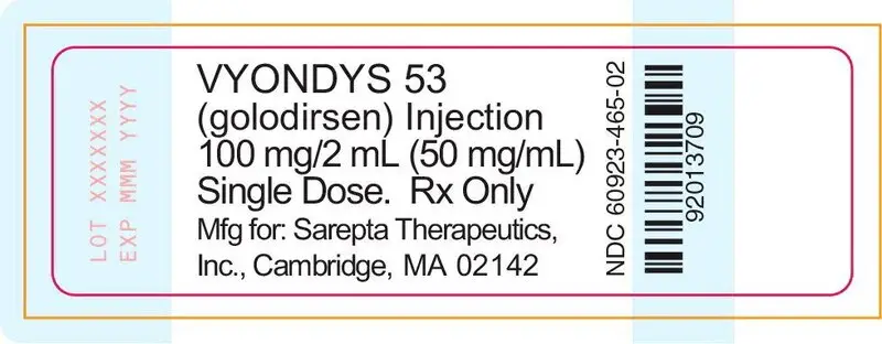 Principal Display Panel - Vial Label
